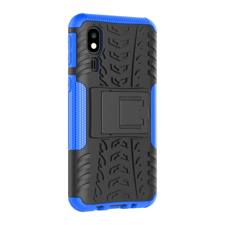 Tire Texture TPU+PC Shockproof Case for Galaxy A2 Core, with Holder