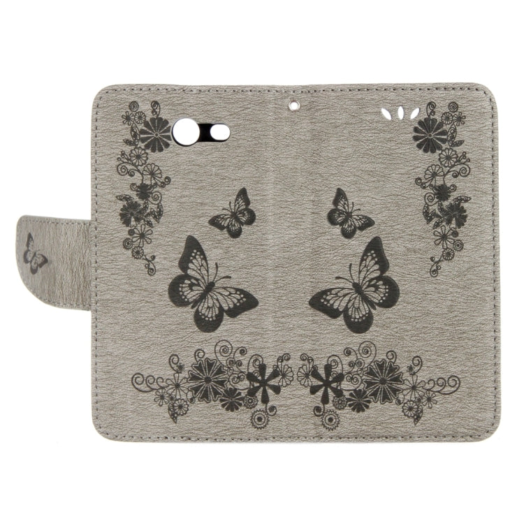 For Galaxy J3 (2017)(US Version) Butterflies Embossing Horizontal Flip Leather Case with Holder & Card Slots & Wallet & Lanyard