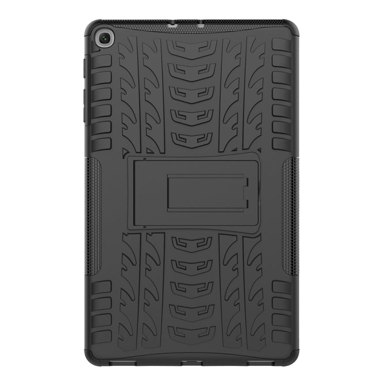 Tire Texture TPU+PC Shockproof Case for Galaxy Tab A 10.1 2019 T510 / T515 , with Holder