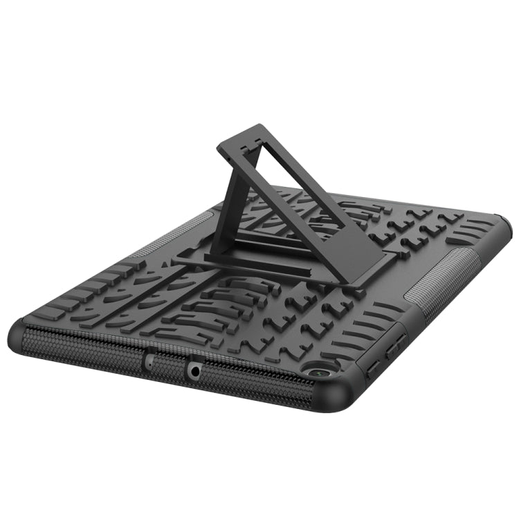 Tire Texture TPU+PC Shockproof Case for Galaxy Tab A 10.1 2019 T510 / T515 , with Holder