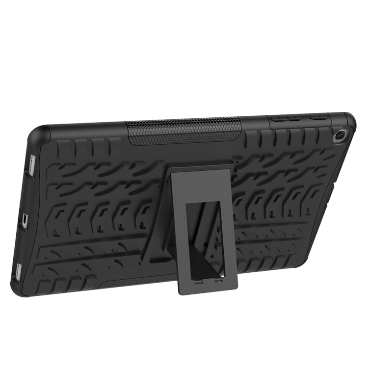 Tire Texture TPU+PC Shockproof Case for Galaxy Tab A 10.1 2019 T510 / T515 , with Holder