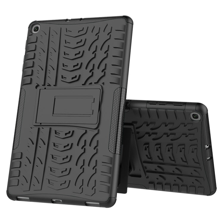 Tire Texture TPU+PC Shockproof Case for Galaxy Tab A 10.1 2019 T510 / T515 , with Holder