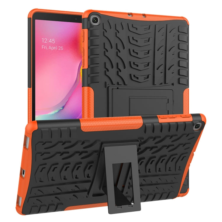 Tire Texture TPU+PC Shockproof Case for Galaxy Tab A 10.1 2019 T510 / T515 , with Holder