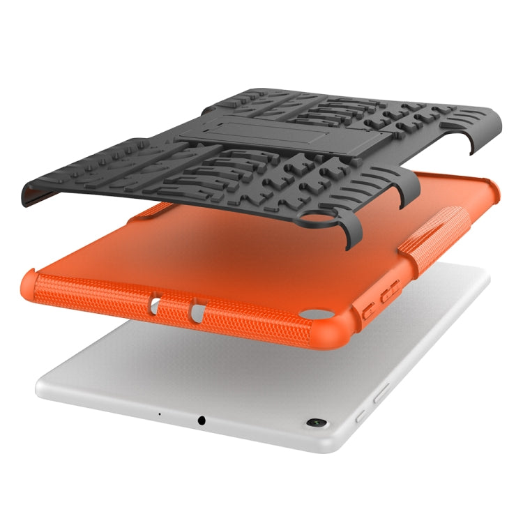 Tire Texture TPU+PC Shockproof Case for Galaxy Tab A 10.1 2019 T510 / T515 , with Holder