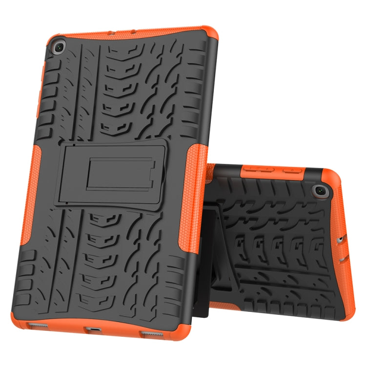 Tire Texture TPU+PC Shockproof Case for Galaxy Tab A 10.1 2019 T510 / T515 , with Holder