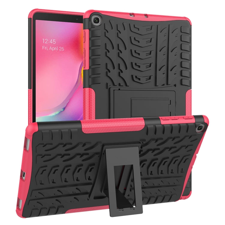 Tire Texture TPU+PC Shockproof Case for Galaxy Tab A 10.1 2019 T510 / T515 , with Holder
