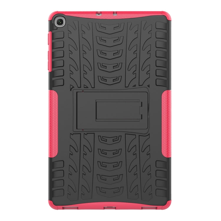 Tire Texture TPU+PC Shockproof Case for Galaxy Tab A 10.1 2019 T510 / T515 , with Holder