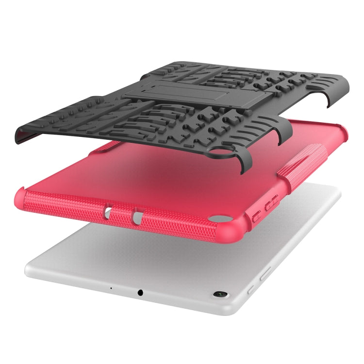 Tire Texture TPU+PC Shockproof Case for Galaxy Tab A 10.1 2019 T510 / T515 , with Holder