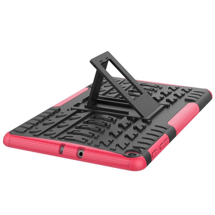 Tire Texture TPU+PC Shockproof Case for Galaxy Tab A 10.1 2019 T510 / T515 , with Holder
