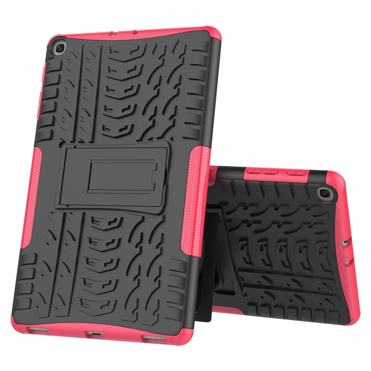Tire Texture TPU+PC Shockproof Case for Galaxy Tab A 10.1 2019 T510 / T515 , with Holder