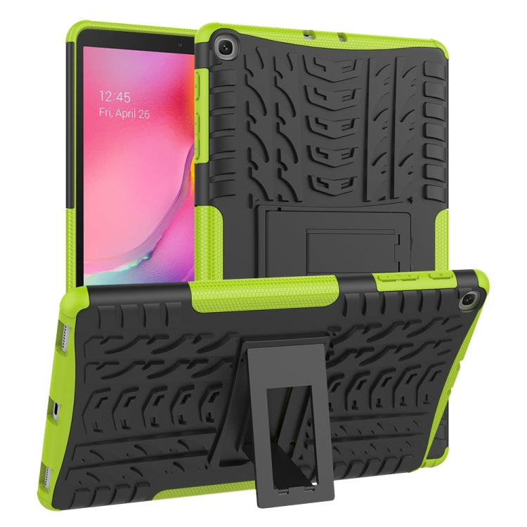 Tire Texture TPU+PC Shockproof Case for Galaxy Tab A 10.1 2019 T510 / T515 , with Holder