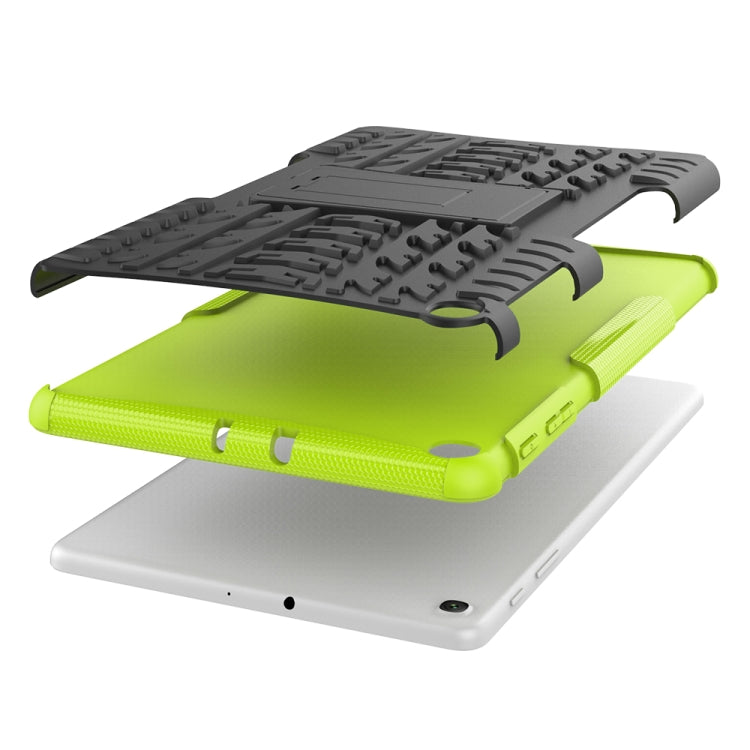 Tire Texture TPU+PC Shockproof Case for Galaxy Tab A 10.1 2019 T510 / T515 , with Holder