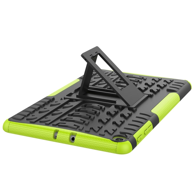 Tire Texture TPU+PC Shockproof Case for Galaxy Tab A 10.1 2019 T510 / T515 , with Holder