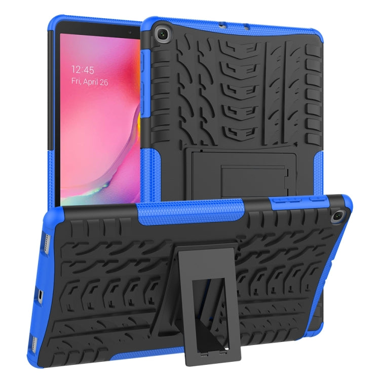 Tire Texture TPU+PC Shockproof Case for Galaxy Tab A 10.1 2019 T510 / T515 , with Holder