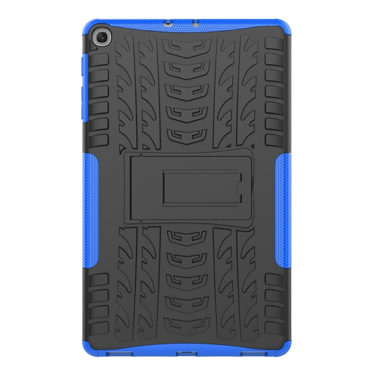 Tire Texture TPU+PC Shockproof Case for Galaxy Tab A 10.1 2019 T510 / T515 , with Holder
