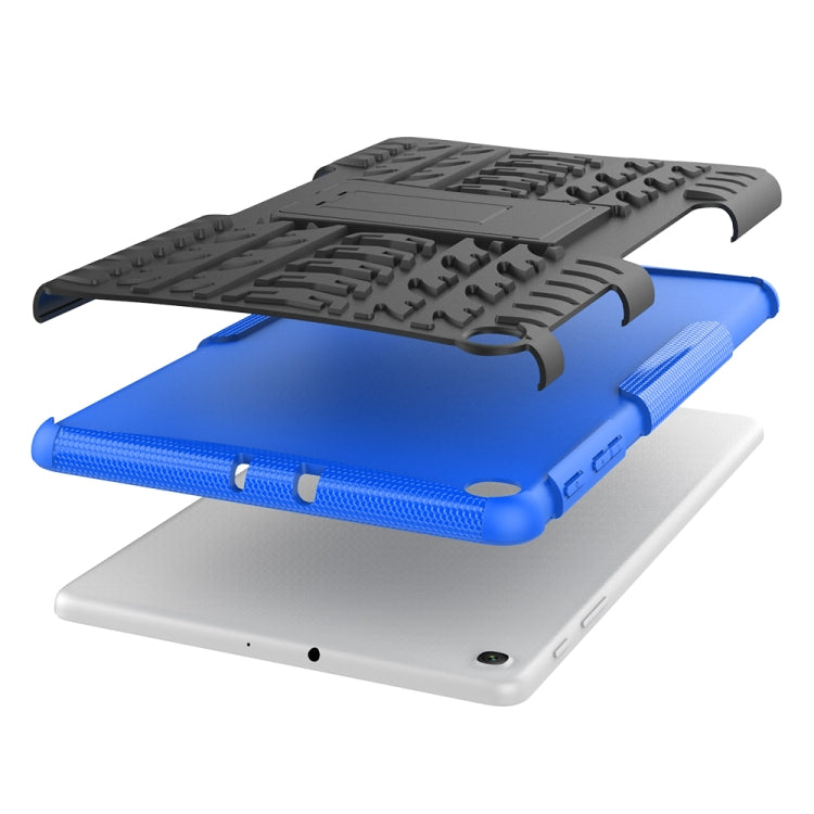 Tire Texture TPU+PC Shockproof Case for Galaxy Tab A 10.1 2019 T510 / T515 , with Holder