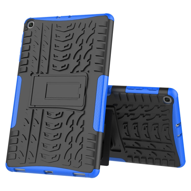 Tire Texture TPU+PC Shockproof Case for Galaxy Tab A 10.1 2019 T510 / T515 , with Holder