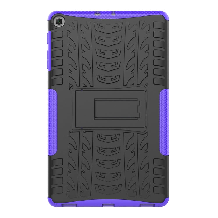 Tire Texture TPU+PC Shockproof Case for Galaxy Tab A 10.1 2019 T510 / T515 , with Holder