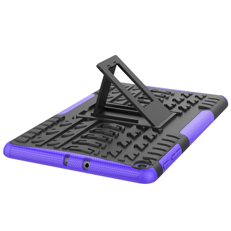 Tire Texture TPU+PC Shockproof Case for Galaxy Tab A 10.1 2019 T510 / T515 , with Holder
