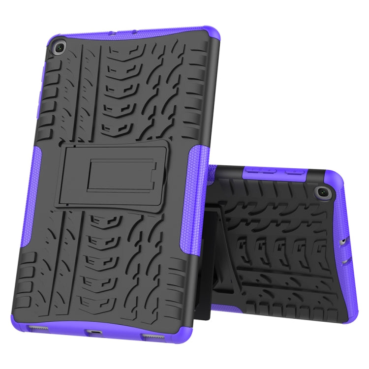 Tire Texture TPU+PC Shockproof Case for Galaxy Tab A 10.1 2019 T510 / T515 , with Holder