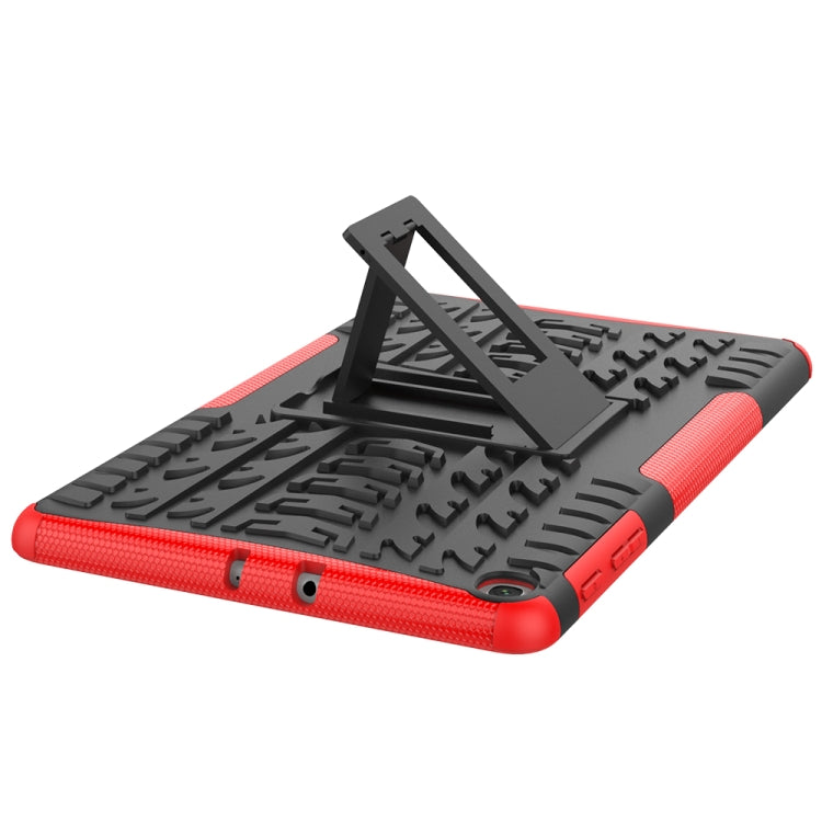 Tire Texture TPU+PC Shockproof Case for Galaxy Tab A 10.1 2019 T510 / T515 , with Holder