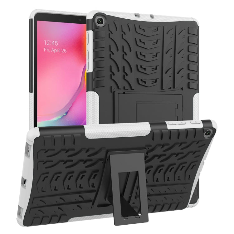Tire Texture TPU+PC Shockproof Case for Galaxy Tab A 10.1 2019 T510 / T515 , with Holder