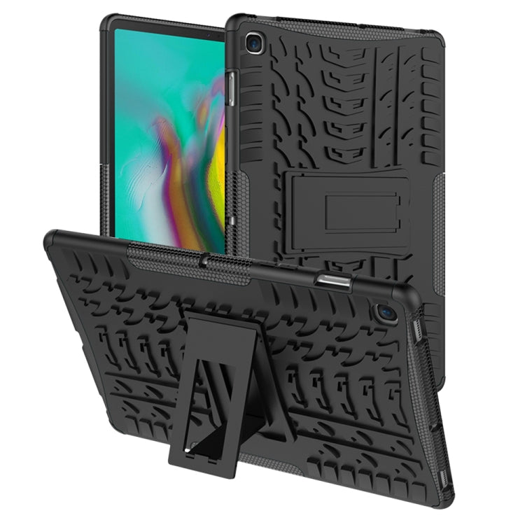 Tire Texture TPU+PC Shockproof Case for Galaxy Tab S5e , with Holder