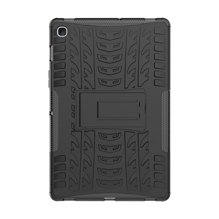 Tire Texture TPU+PC Shockproof Case for Galaxy Tab S5e , with Holder