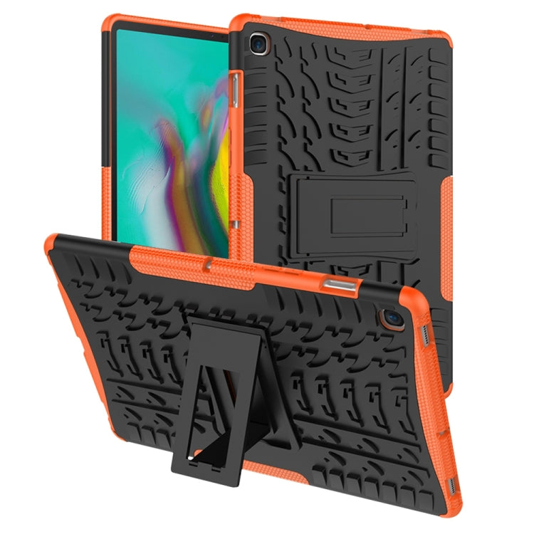 Tire Texture TPU+PC Shockproof Case for Galaxy Tab S5e , with Holder