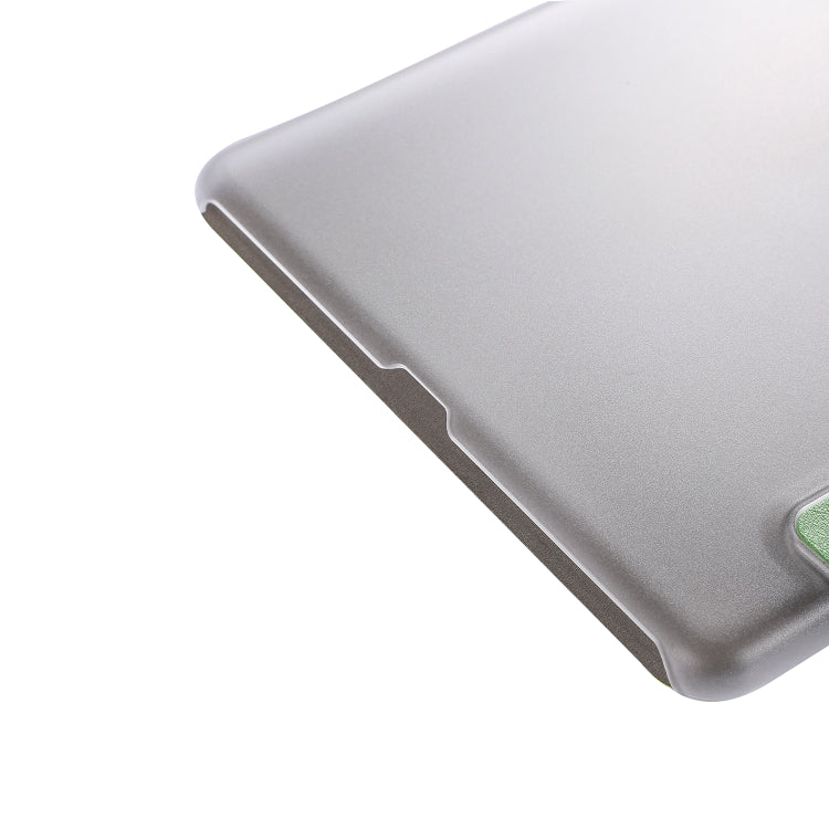 Silk Texture Horizontal Flip Leather Case with Three-Folding Holder for Galaxy Tab T510