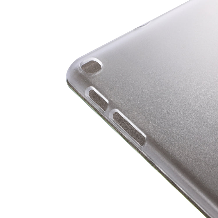 Silk Texture Horizontal Flip Leather Case with Three-Folding Holder for Galaxy Tab T510