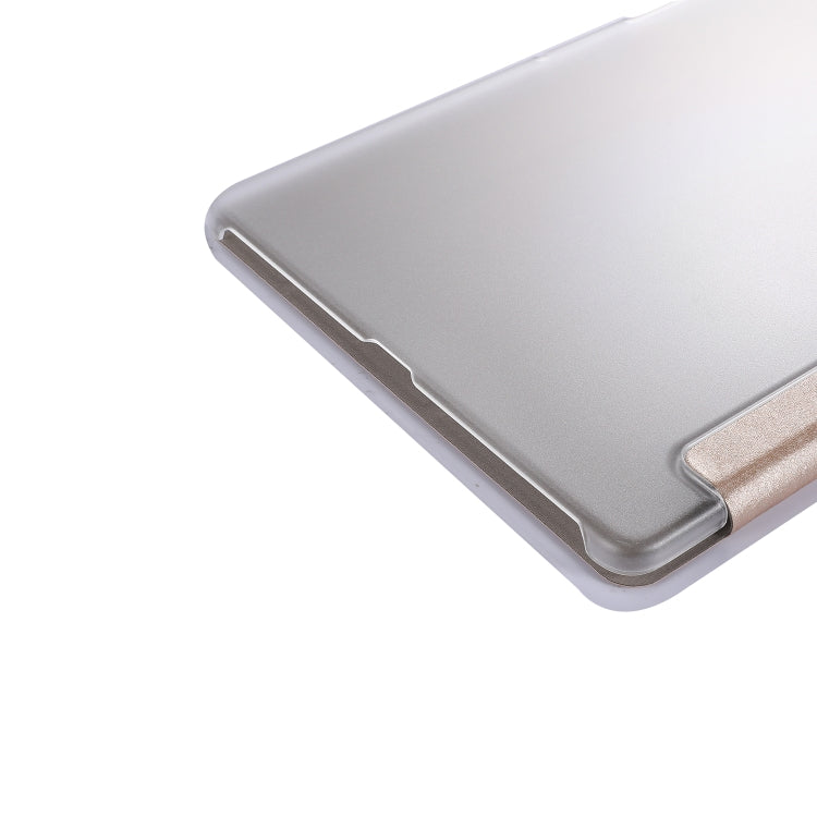 Silk Texture Horizontal Flip Leather Case with Three-Folding Holder for Galaxy Tab T725