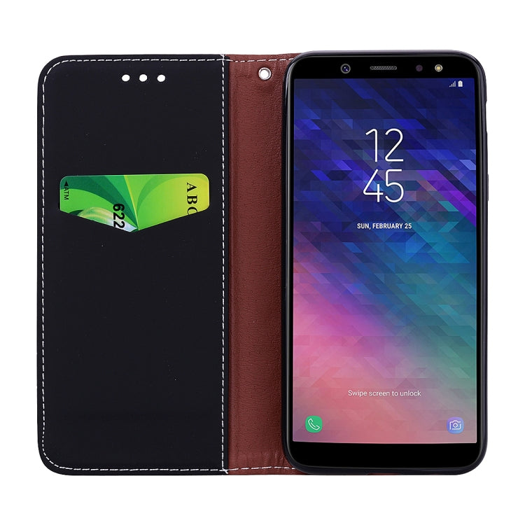 Fashion Magnet Horizontal Flip Leather Case for Galaxy A6 (2018), with Holder & Card Slots & Wallet