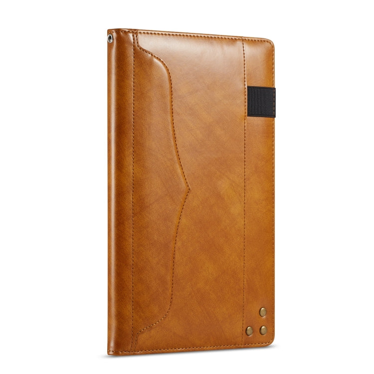 Multifunctional TPU+PC Horizontal Flip Leather Case for Galaxy Tab A 10.5 (T590 / T595), with Holder & Pen Slot & Card Slots & Wallet