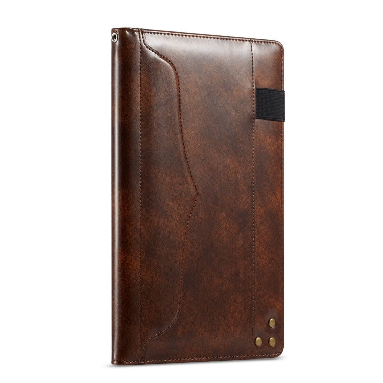 Multifunctional TPU+PC Horizontal Flip Leather Case for Galaxy Tab A 10.5 (T590 / T595), with Holder & Pen Slot & Card Slots & Wallet
