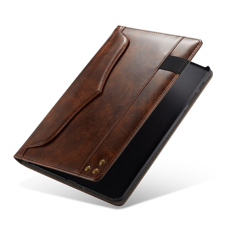 Multifunctional TPU+PC Horizontal Flip Leather Case for Galaxy Tab A 10.5 (T590 / T595), with Holder & Pen Slot & Card Slots & Wallet