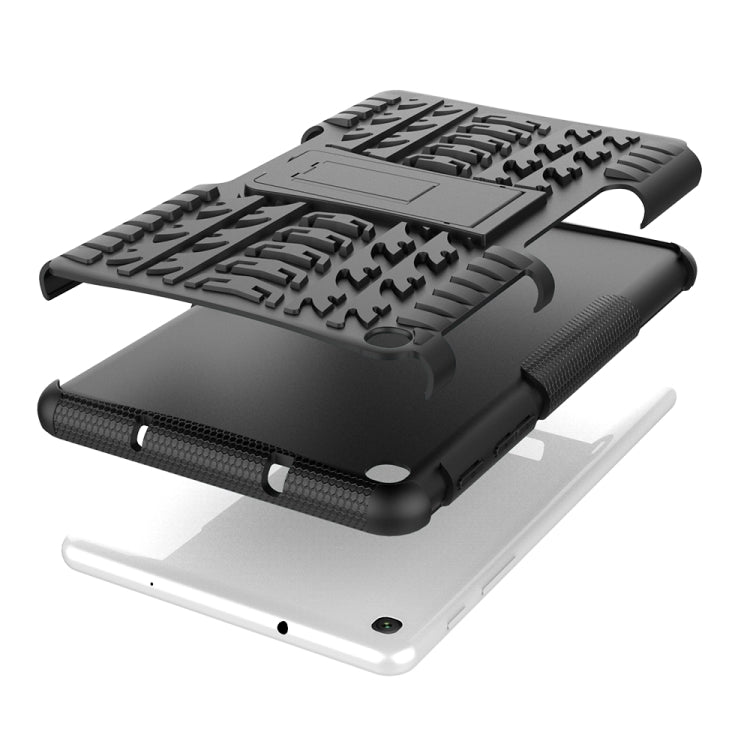 Tire Texture TPU+PC Shockproof Case for Galaxy Tab A 8 (2019) P200 / P205, with Holder