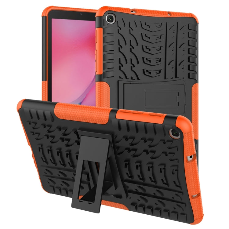 Tire Texture TPU+PC Shockproof Case for Galaxy Tab A 8 (2019) P200 / P205, with Holder