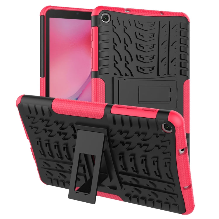 Tire Texture TPU+PC Shockproof Case for Galaxy Tab A 8 (2019) P200 / P205, with Holder