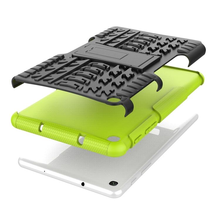 Tire Texture TPU+PC Shockproof Case for Galaxy Tab A 8 (2019) P200 / P205, with Holder