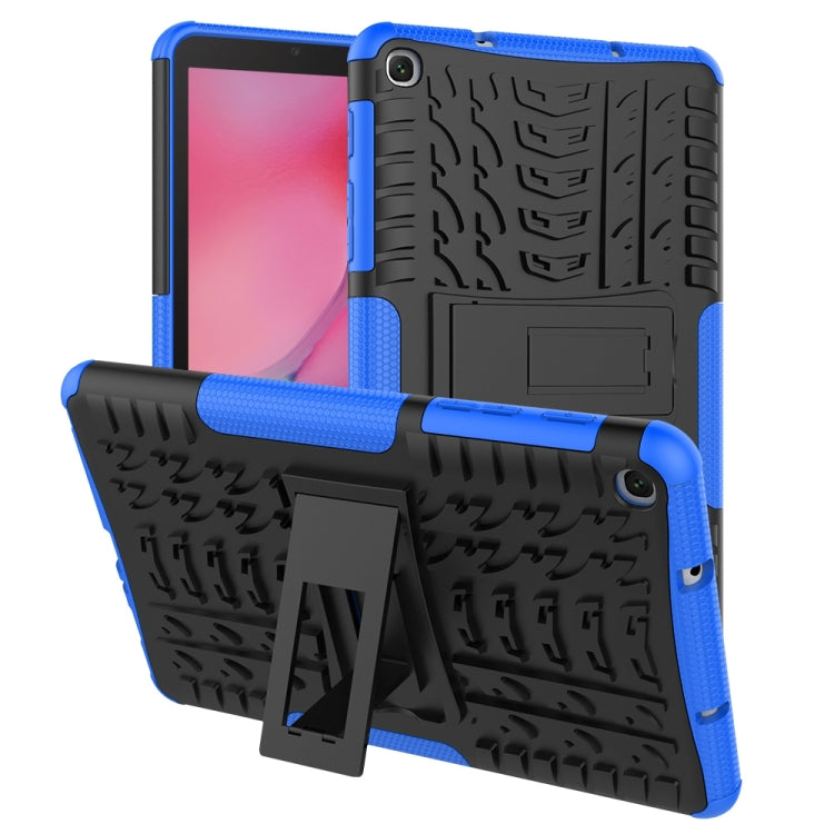 Tire Texture TPU+PC Shockproof Case for Galaxy Tab A 8 (2019) P200 / P205, with Holder