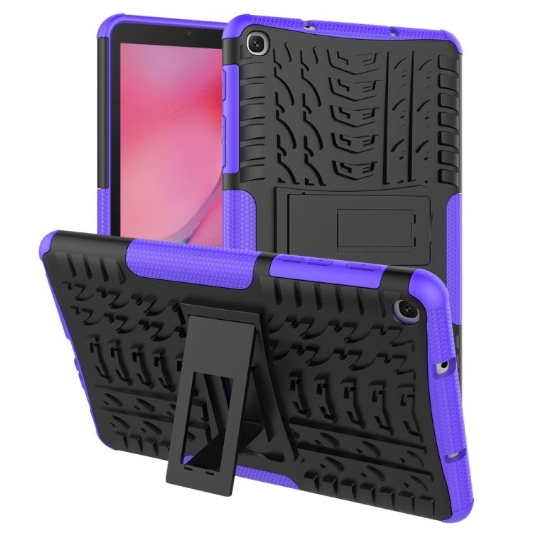 Tire Texture TPU+PC Shockproof Case for Galaxy Tab A 8 (2019) P200 / P205, with Holder