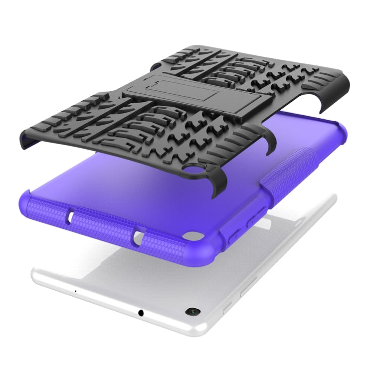 Tire Texture TPU+PC Shockproof Case for Galaxy Tab A 8 (2019) P200 / P205, with Holder
