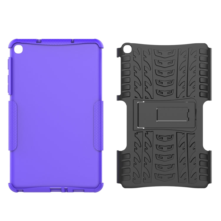 Tire Texture TPU+PC Shockproof Case for Galaxy Tab A 8 (2019) P200 / P205, with Holder