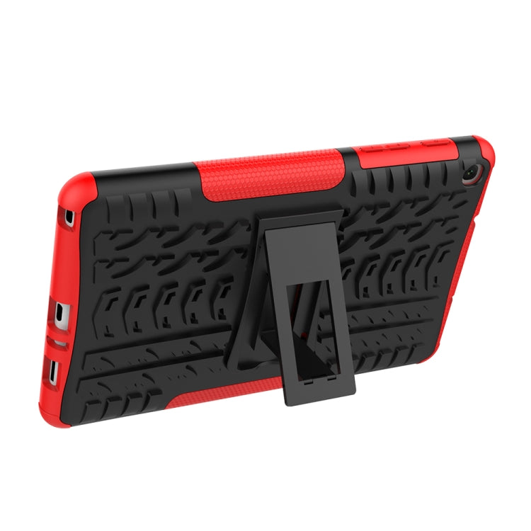 Tire Texture TPU+PC Shockproof Case for Galaxy Tab A 8 (2019) P200 / P205, with Holder