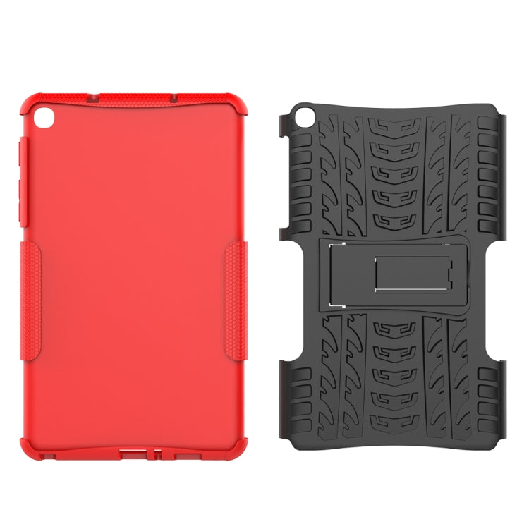 Tire Texture TPU+PC Shockproof Case for Galaxy Tab A 8 (2019) P200 / P205, with Holder