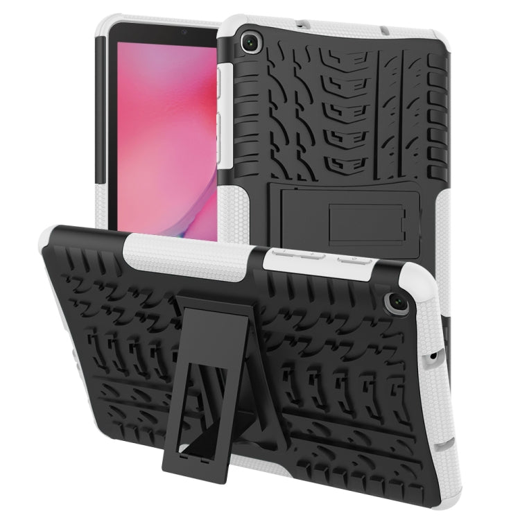 Tire Texture TPU+PC Shockproof Case for Galaxy Tab A 8 (2019) P200 / P205, with Holder
