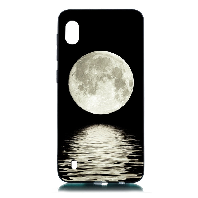 Moon Painted Pattern Soft TPU Case for Galaxy A10