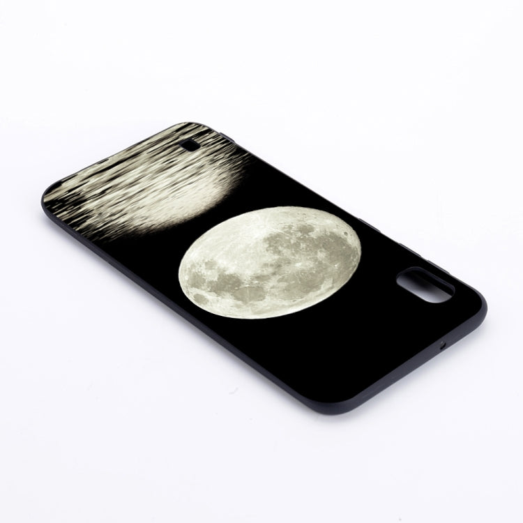 Moon Painted Pattern Soft TPU Case for Galaxy A10