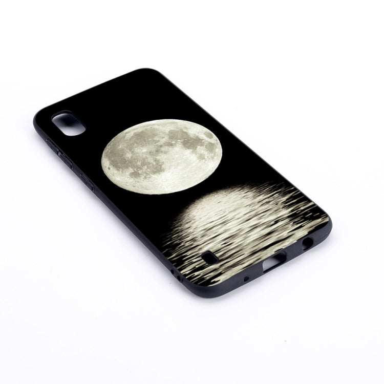 Moon Painted Pattern Soft TPU Case for Galaxy A10